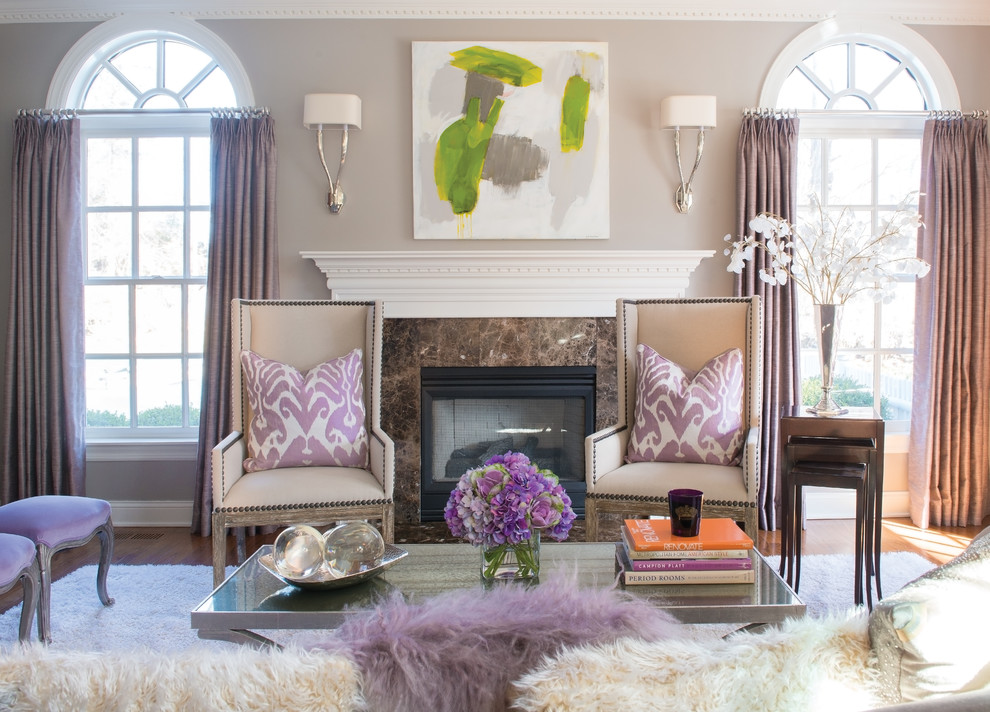 Smoked Glass Mirror Living Room Traditional with Arched Window Fanlights Faux