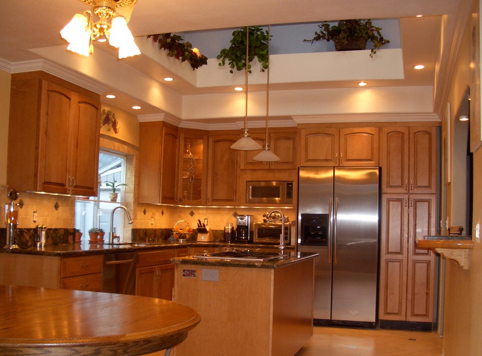 Space Saver Bunk Beds Kitchen Traditional with Appliances Backsplash Bath Cabinetry