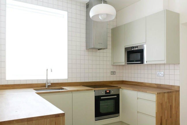 Space Saving Microwave Kitchen Contemporary with Contemporary Kitchen Handleless Kitchen