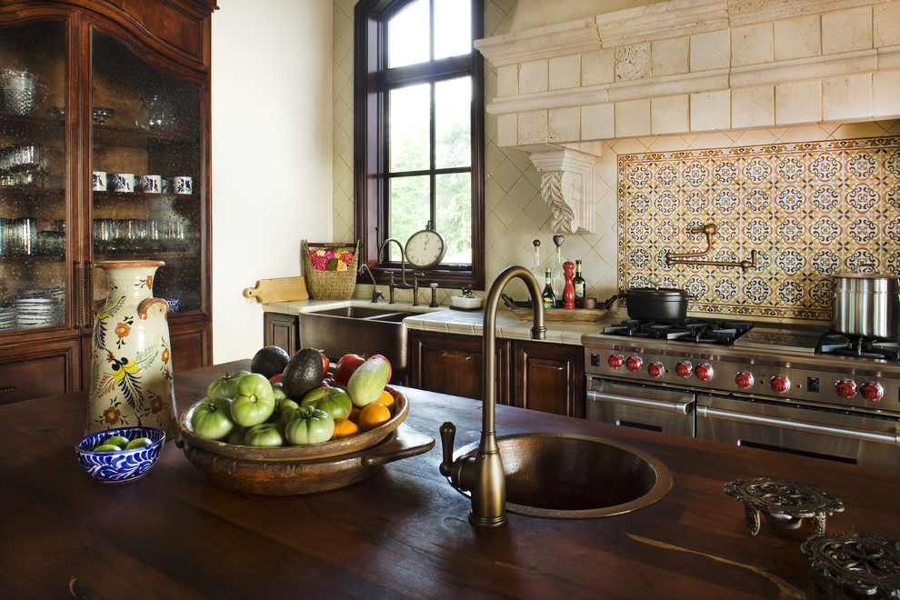 Spanish Kitchen Design Kitchen Rustic with Apron Sink Bar Sink