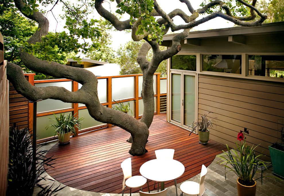 Square Fire Pit Patio Contemporary with Aluminum French Door Fence