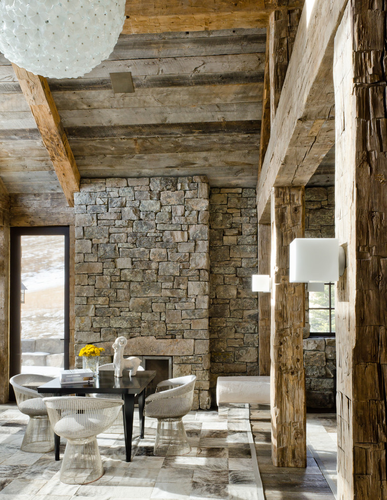 Square Wall Sconce Dining Room Rustic with Montana Mountainhome Modern Diningro