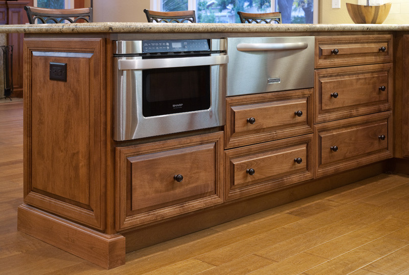 Stacked Rock Fireplace Kitchen Traditional with None 