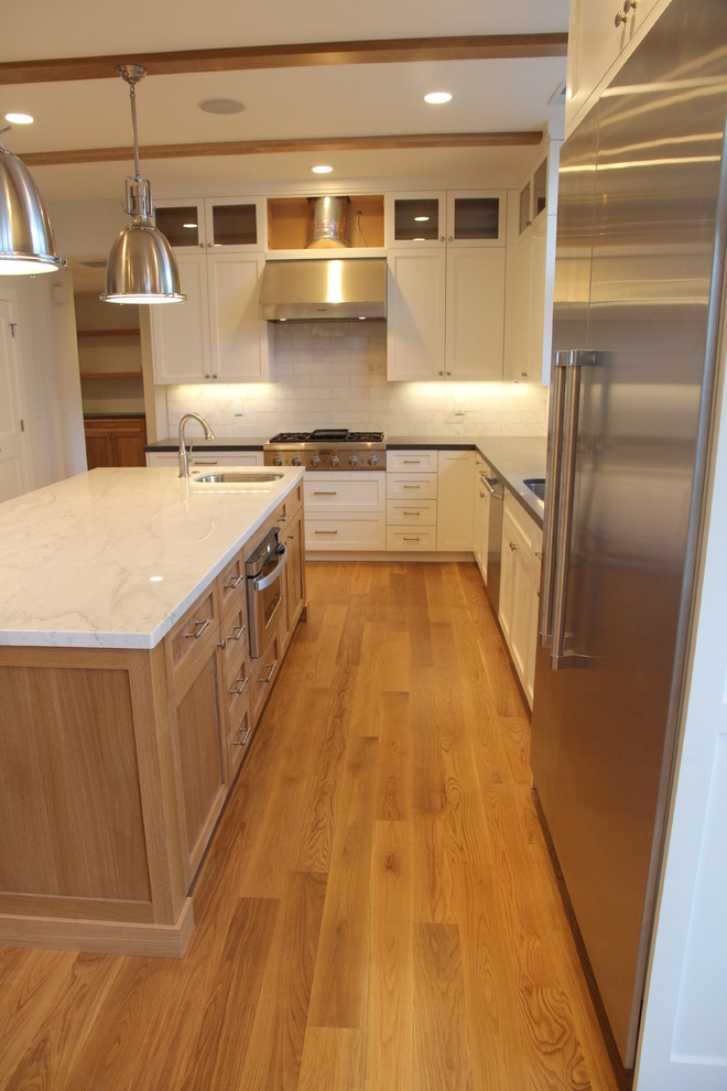 Staining Concrete Floors Kitchen Traditional with Calacatta 