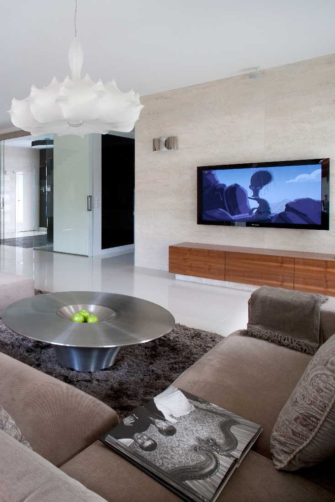 Stainless Steel Coffee Table Living Room Modern with Area Rug Glass Door