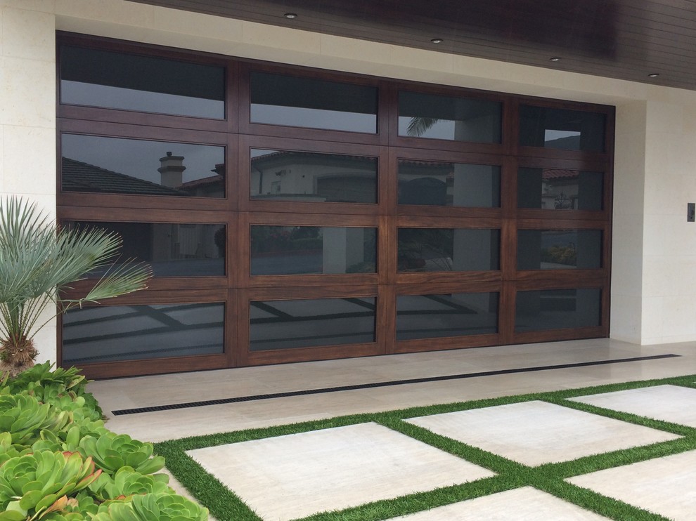 Stainless Steel Console Table Garage and Shed Modern with Carriage Doors Carriage Garage