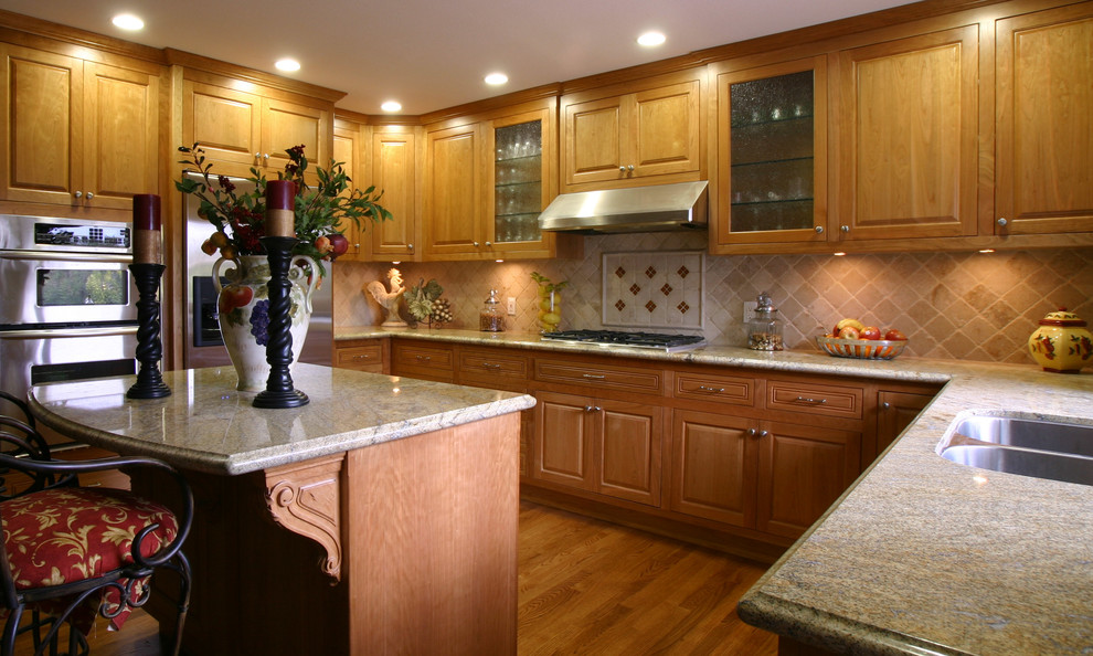 Stamped Concrete Driveway Kitchen Traditional with Brown Felicetta Designs Custom