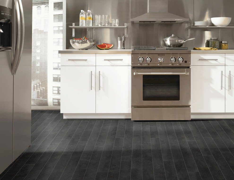 Stamped Patio Ideas Kitchen Contemporary with Flooring Kitchen Kitchen Flooring