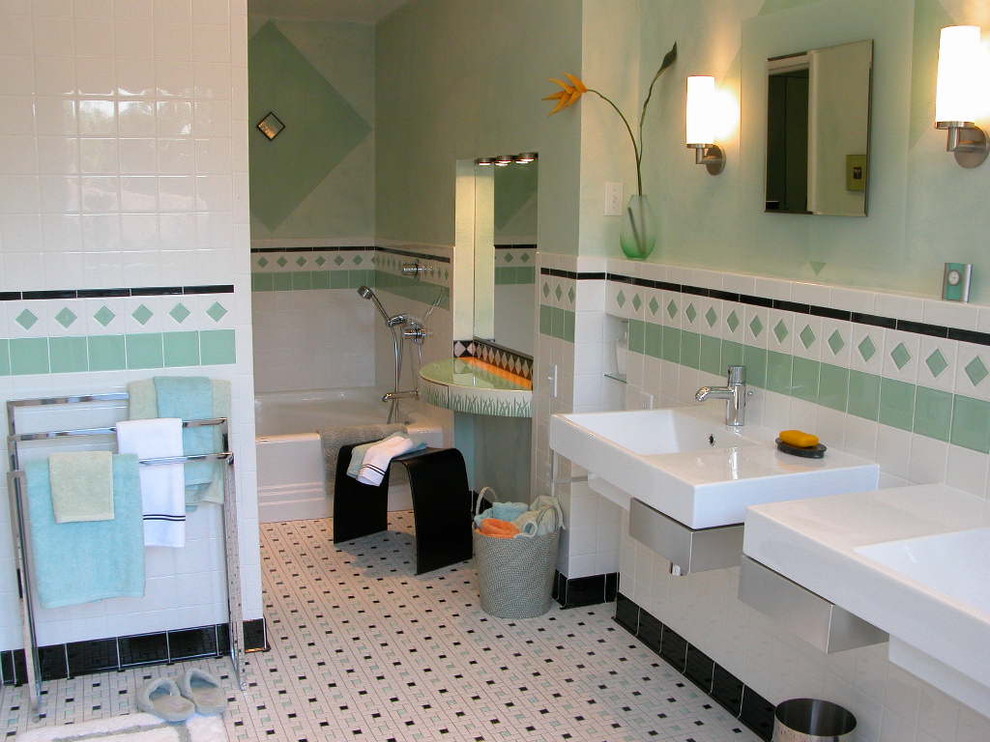 Standing Towel Rack Bathroom Contemporary with Bathroom Lighting Bathroom Tile