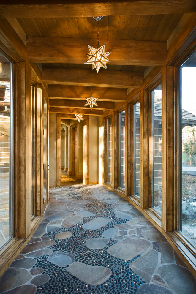 Star Light Fixture Hall Rustic with Art Lighting Exposed Beams