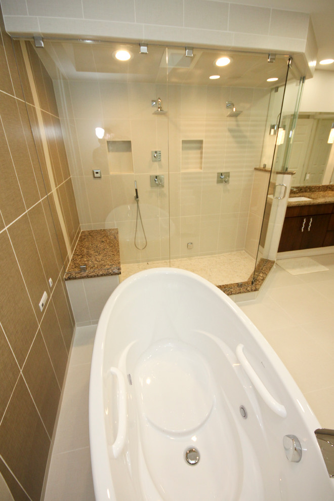 Steam Shower Units Bathroom Contemporary with Bath and Spa Accessories