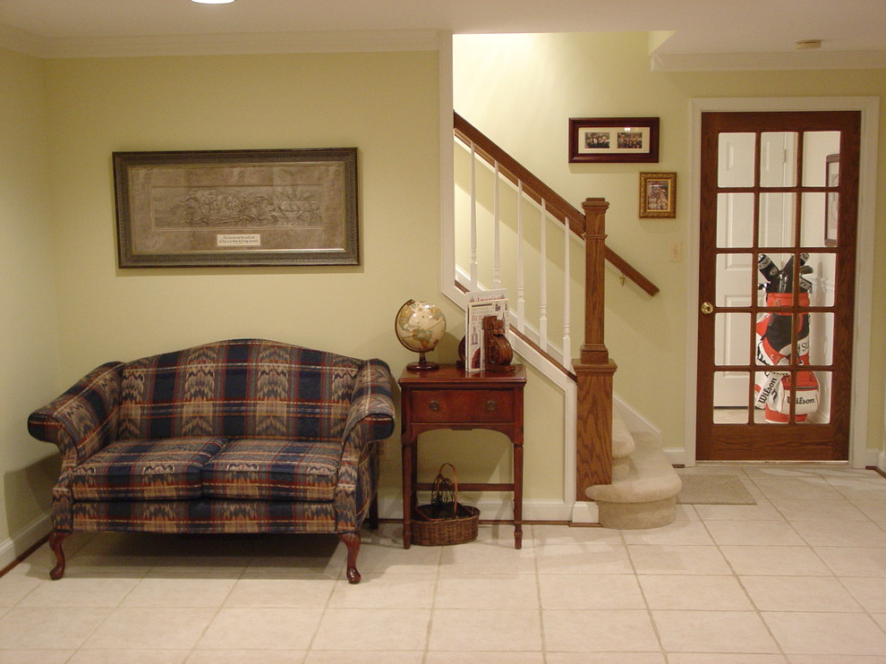 Steps to Finishing a Basement Basement Traditional with Basement Stairs Beautiful Finished