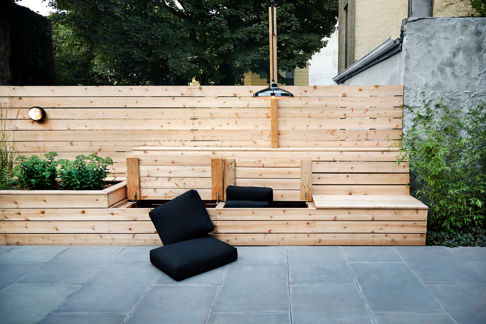 Storage Boxes with Lids Patio Contemporary with Bamboo Bench Bench Storage