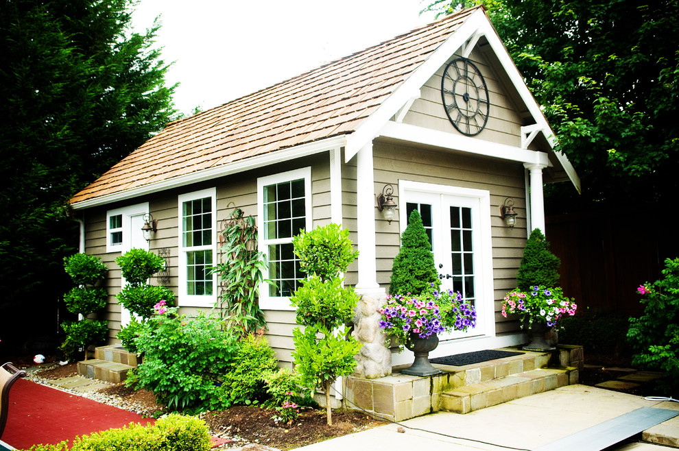 Storage Shed Ideas Garage and Shed Craftsman with a Frame Backyard Barbeque