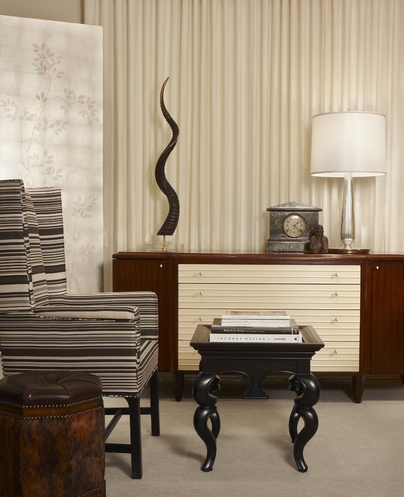 Striped Wingback Chair Living Room Eclectic with Accent Chair Black And