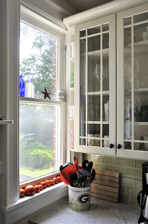 Subway Tile Backsplash Pictures Spaces Contemporary with None 