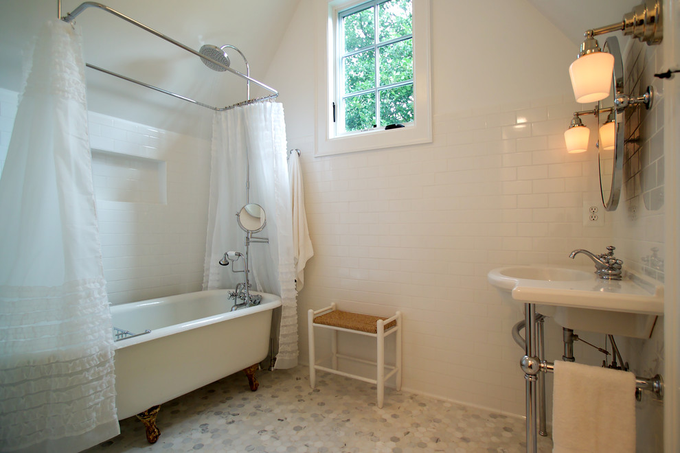 Subway Tile Floor Bathroom Traditional with Bathroom Bathroom Bench Bathroom