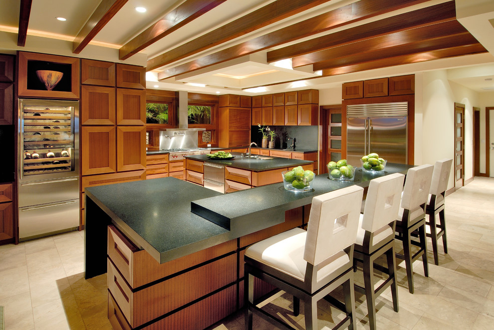 Swivel Counter Stools Kitchen Contemporary with Beams Black Counters Counter