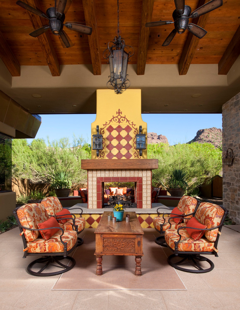 Tall Coffee Tables Patio Southwestern with Ceiling Fan Ceiling Light