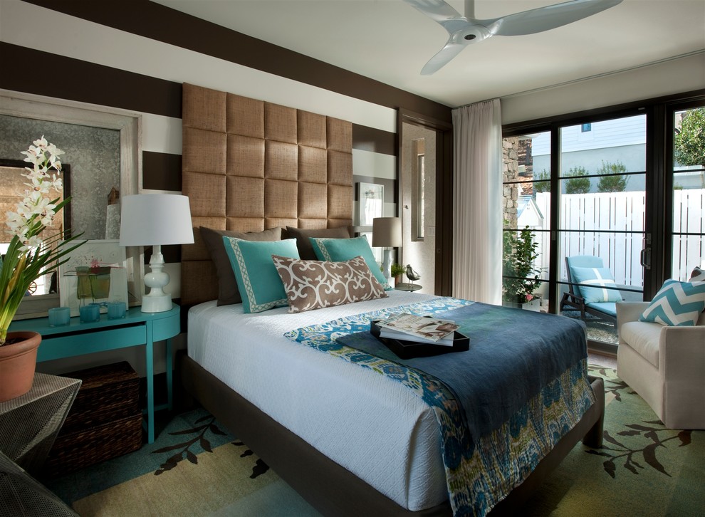 Tall Headboard Beds Bedroom Transitional with Area Rug Bedroom Desk