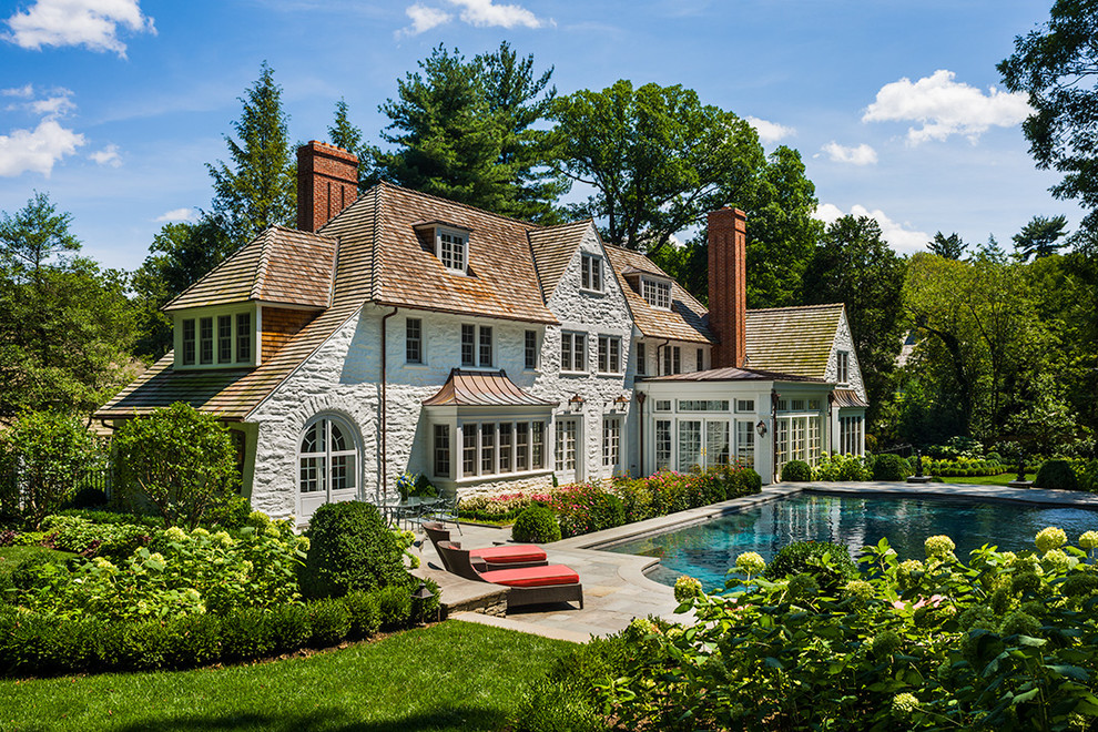 Tampa Bay Pools Exterior Traditional with Arched Door Arched Window