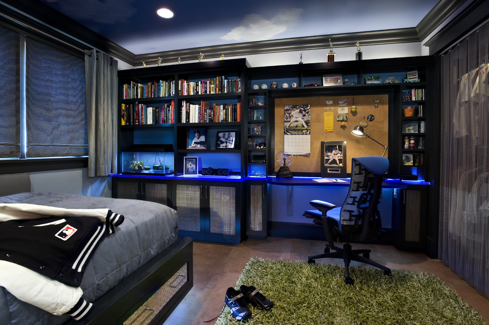 Teen Boy Bedroom Ideas Kids Contemporary with 3 Form Chroma Cascade Coil