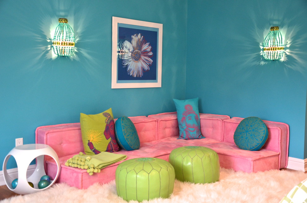 Teen Girl Bedroom Ideas Kids Contemporary with Area Rug Baseboards Beaded3