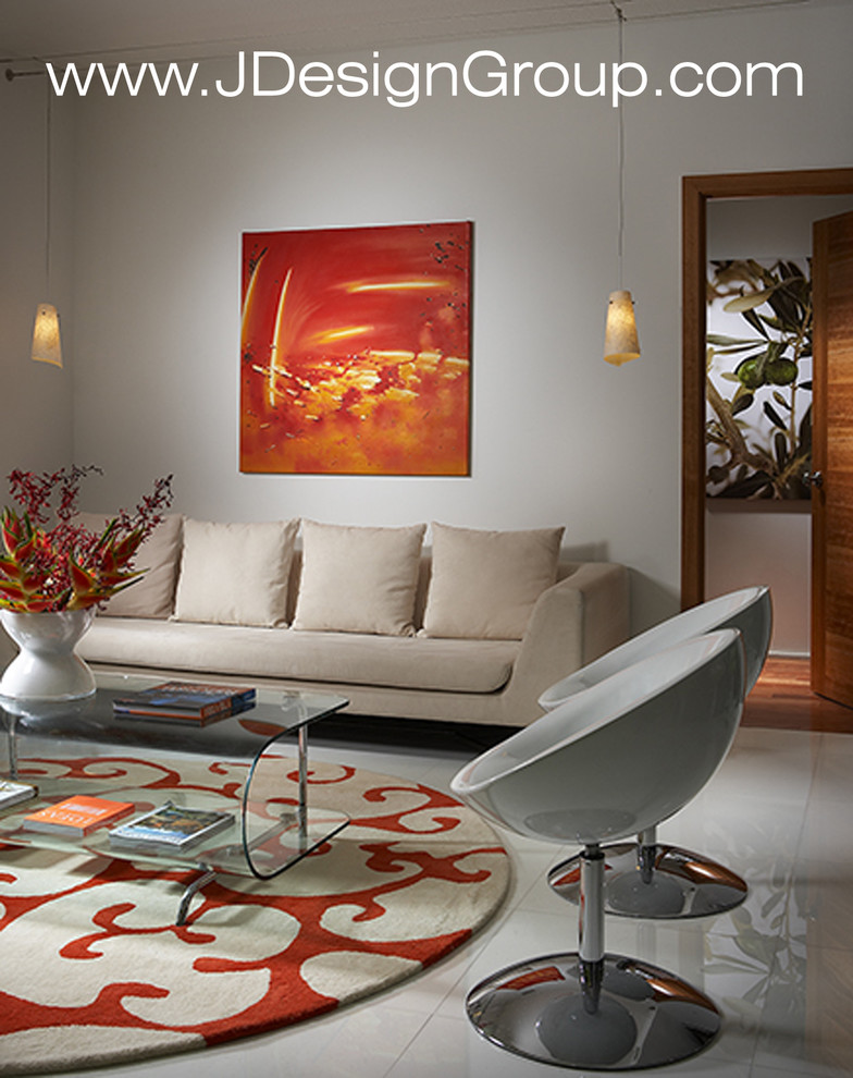 Tempered Glass Coffee Table Living Room Contemporary with Aventura Brickell Brickell Key1