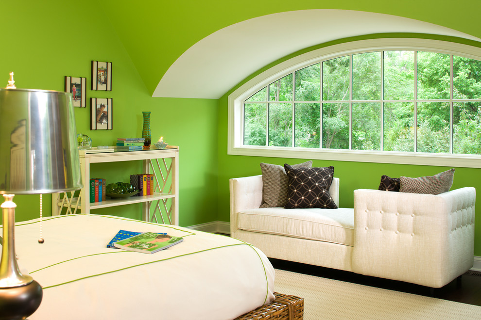 Tete a Tete Sofa Bedroom Traditional with Arch Window Area Rug
