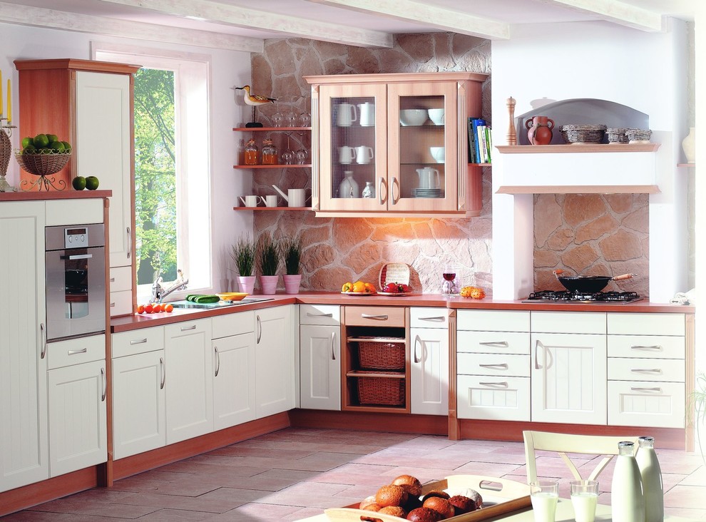 Thermofoil Cabinet Doors Kitchen Transitional with Asti White Thermofoil Cabinet Doors