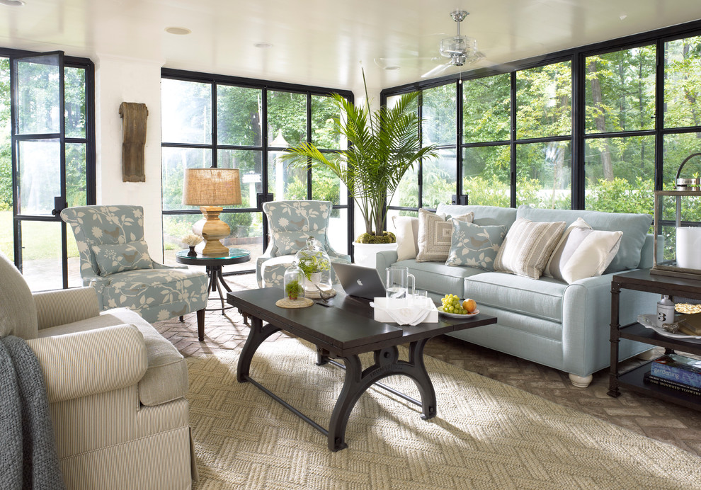Thomasville Bedroom Furniture Family Room Industrial with Blue Floral Blue Sofa