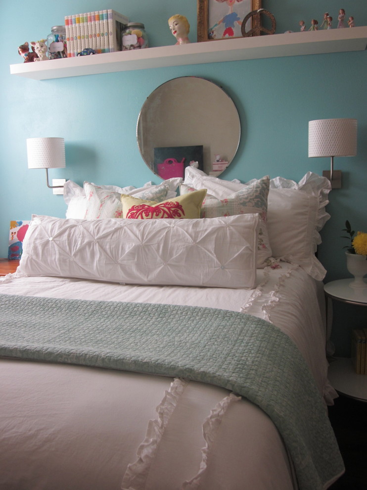 Tiffany Blue Bedding Kids Eclectic with Bed Pillows Bedroom Blue