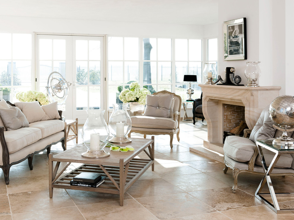Tile Flooring Ideas for Living Room Living Room Traditional with Bergre Chair Decorative Pillows