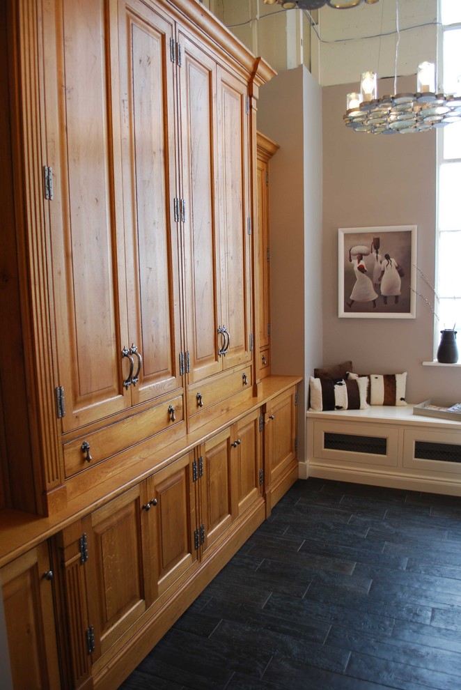 Tile Flooring That Looks Like Wood Home Office Traditional with Bench Dark Flooring Drop