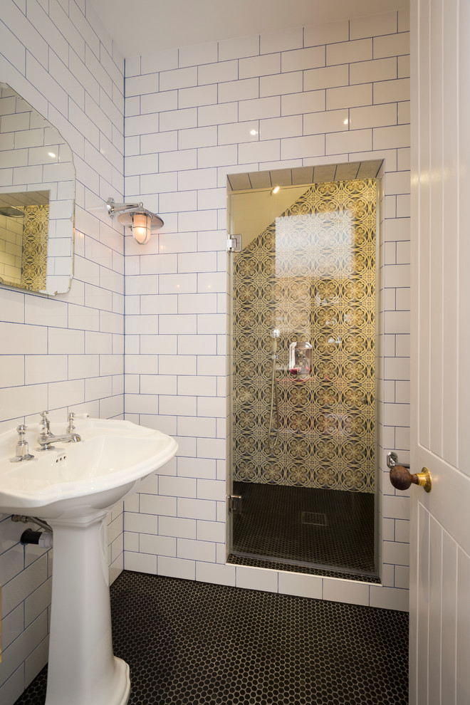 Tile for Small Bathrooms Bathroom Traditional with Bathroom Doors Bespoke Country