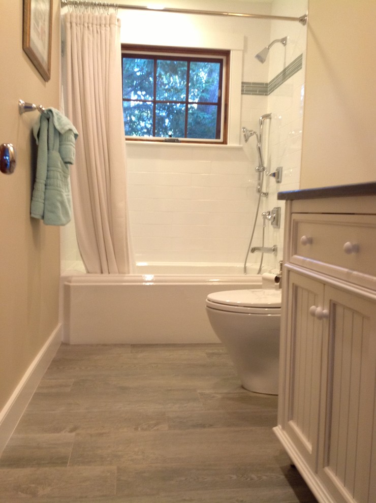 Tile That Looks Like Hardwood Bathroom Transitional with Bathroom Border Front Entry