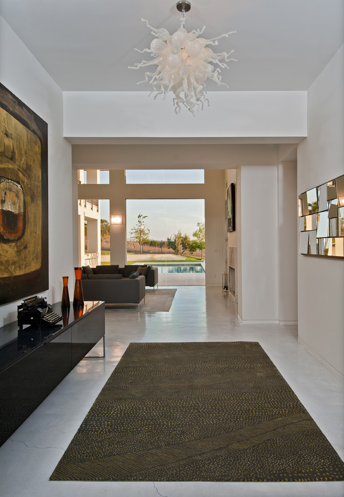 Tile vs Wood Flooring Entry Contemporary with Coastal Contemporary Hill Country