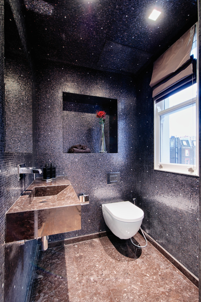 Toilet Bidet Combo Bathroom Contemporary with Apartment Back Bathroom Bathroom