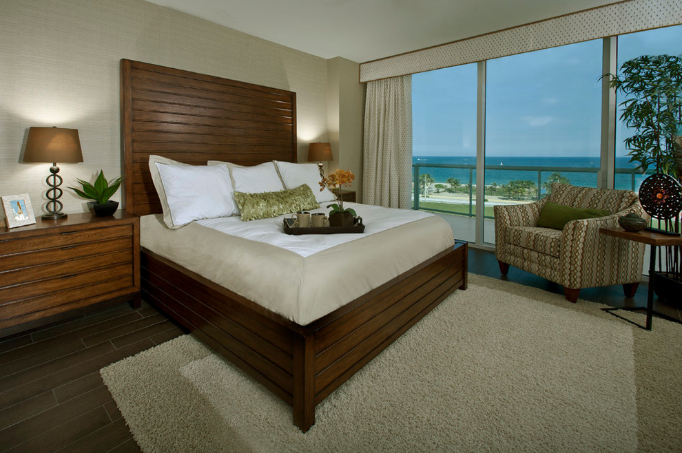 Tommy Bahama Furniture Bedroom Contemporary with Accent Color Beachy Beachy