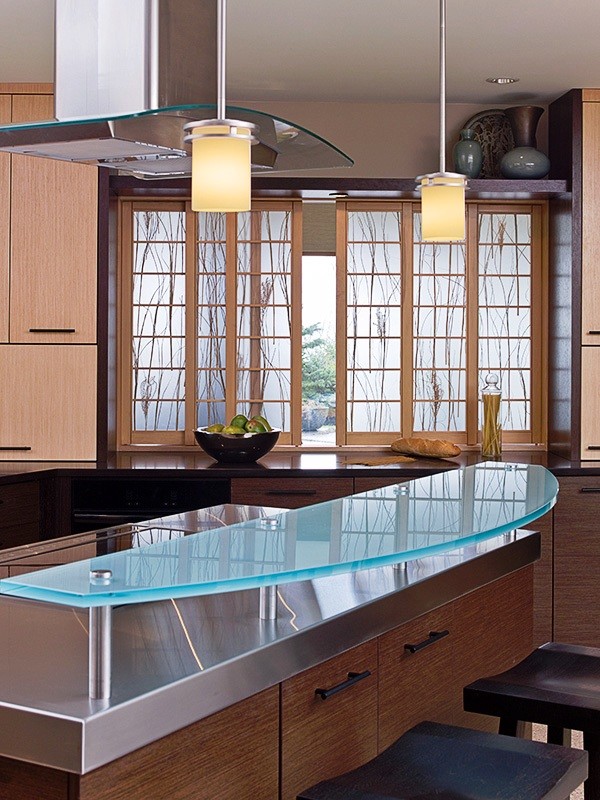 Top Hung Sliding Door Kitchen Asian with None 