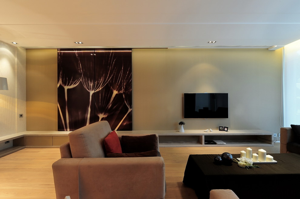 Top Hung Sliding Door Living Room Modern with Breakfast Bar Ceiling Lighting