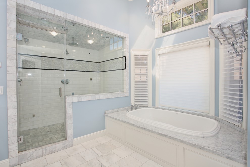 Towel Shelf with Hooks Bathroom Traditional with Chandelier Glass Shower Enclosure
