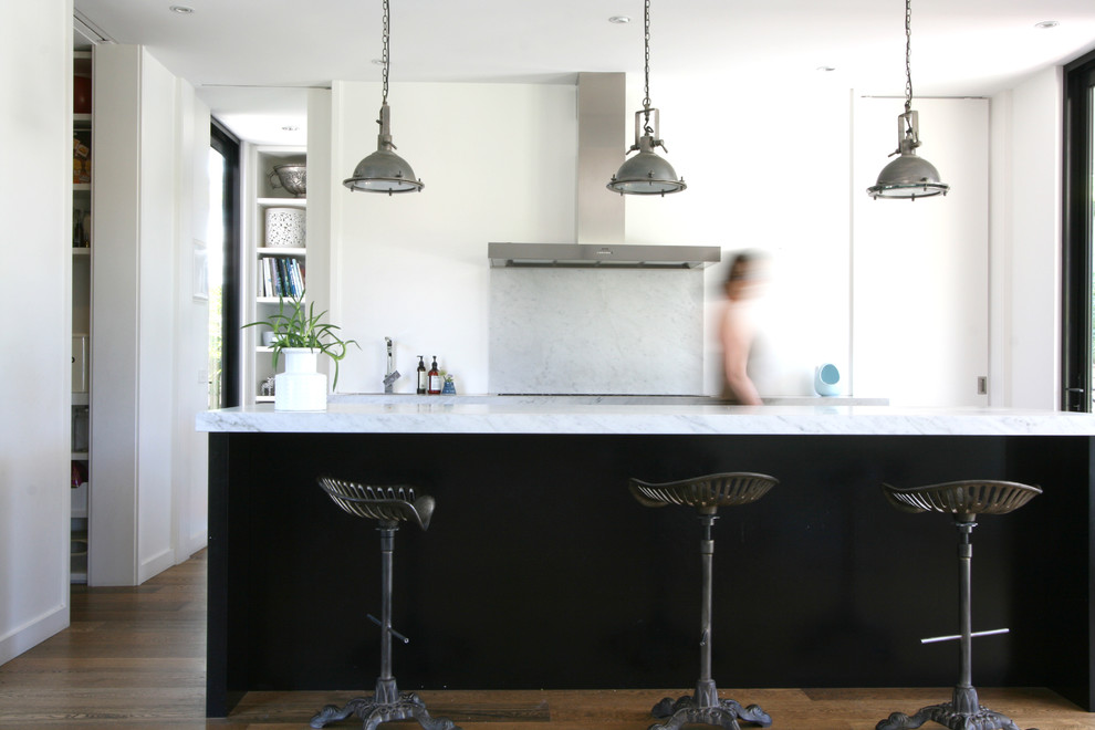 Tractor Seat Bar Stools Spaces Contemporary with Contemporary Design Open Concept