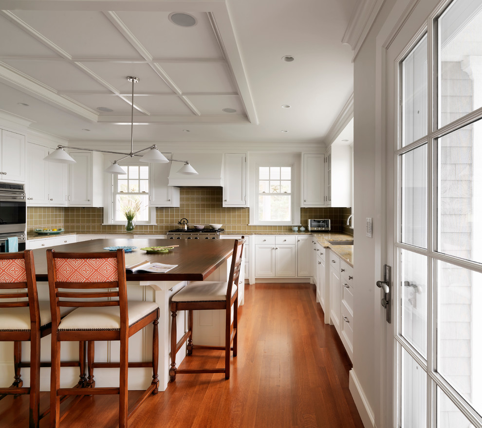 Traditional Bar Stools Kitchen Traditional with Can Lights French Door