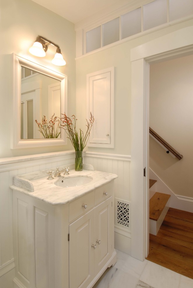 Traditional Bathroom Vanities Bathroom Traditional with Built in Storage Single Vanity