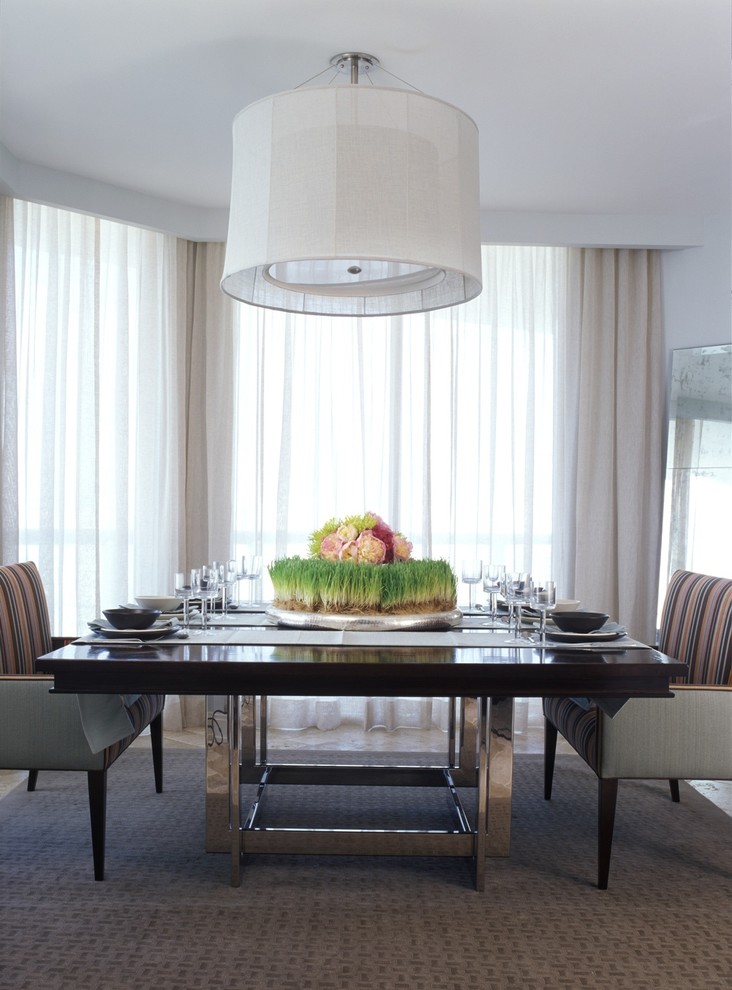 Traditional Dining Chairs Spaces Contemporary with None 
