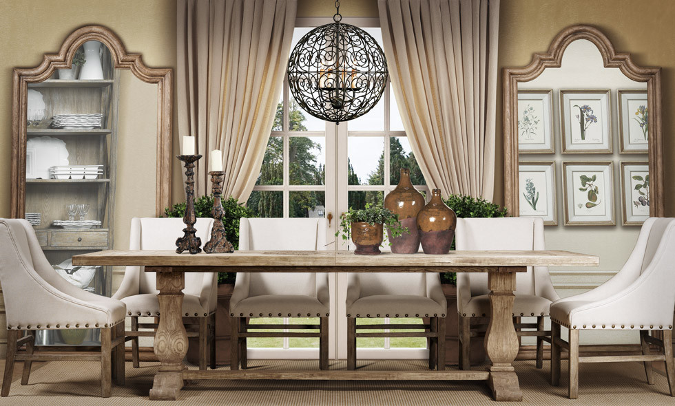 Trestle Table Legs Dining Room Eclectic with None 