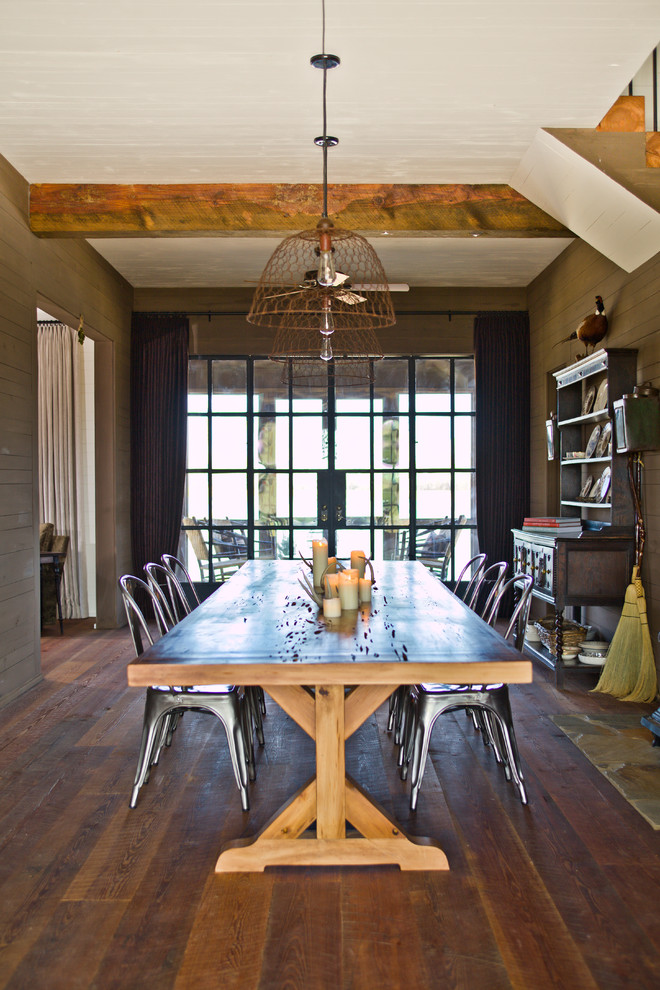 Trestle Table Legs Dining Room Farmhouse with Contemporary Exposed Beams Glass
