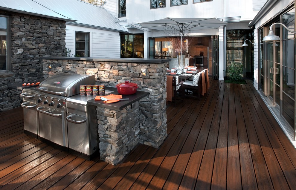 Trex Decking Colors Porch Transitional with Accordion Doors Courtyard Deck