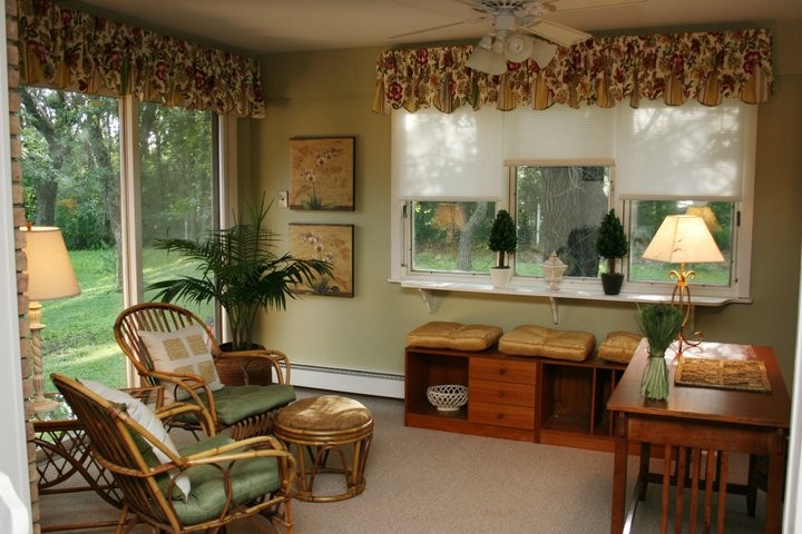 Tropical Window Treatments Family Room Tropical with Repurpose Sunroom Tropical Window
